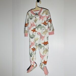 Carter's Multicolor Dinosaur Footie Pajamas